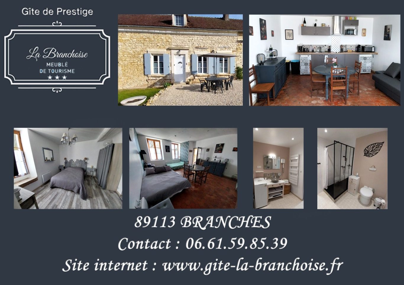 Location gîte Auxerre , Branches, Yonne 89