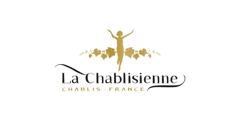 La Chablisienne Logo de La Chablisienne, représentant une silhouette dorée sur fond blanc.