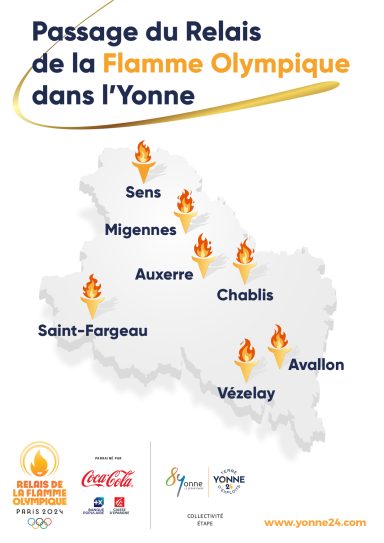 Passage de la Flamme Olympique en 2024